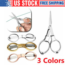 Folding Scissors Small Cutters Sewing Pocket Portable Travel Mini Foldable New