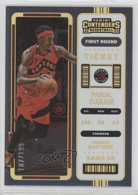 2022-23 Panini Contenders 1st Round Ticket 107/199 Pascal Siakam #22 07mp