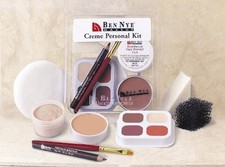 Ben Nye Theatrical Creme Personal Kit - 8 Piece Set, Olive Light-Medium 