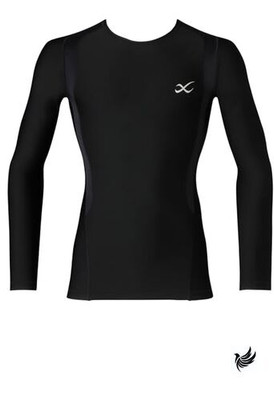 [CW-X/Wacoal] Functional Tops MEN [JYURYU TOP] Hot Long Sleeves Eases shoulder M