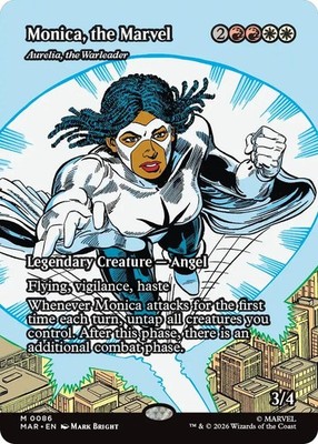 Monica, the Marvel - Aurelia, the Warleader (Borderless) [Marvel Universe: Eter