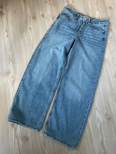 Neu Drykorn Jeans Medley W 28 / L 32 Mittel Blau Wide Leg Baggy Mid Waist