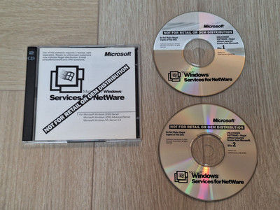 Microsoft Services for Netware 5.0 *2 CD version* *Vintage 2000*