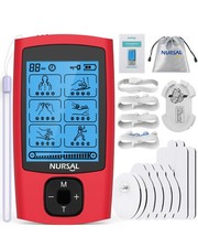 NURSAL 24 Modes TENS Unit Muscle Stimulator, Rechargeable Electronic Pulse
