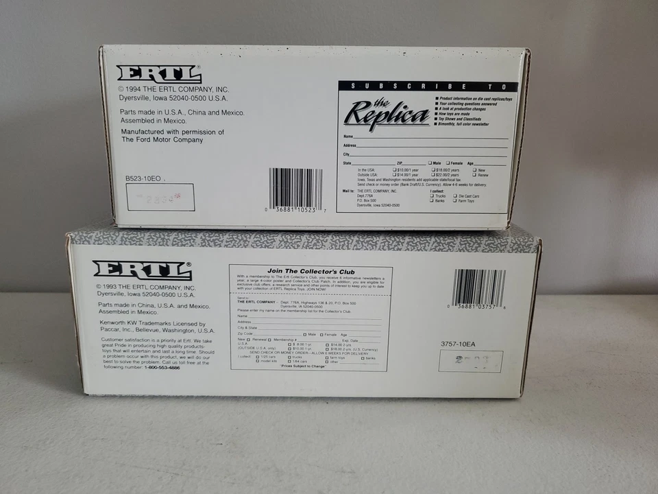 Ertl Lot of 2 Kroger 1925 Delivery Truck Bank & 1913 Model T Car Banks Diecast - Image 2 of 4