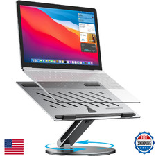 YICOSUN Adjustable Laptop Stand 360 Rotating Ergonomic Riser Aluminum