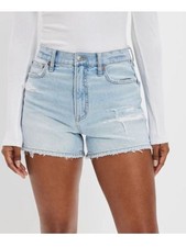American Eagle Highest Rise 90s Boyfriend Distressed Short Light Wash Size 00