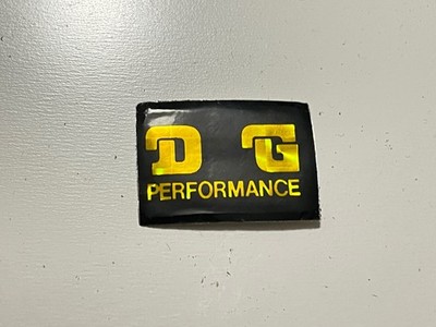 Original Vintage 1980er Oldschool BMX DG Performance Prismatic Decal Sticker 