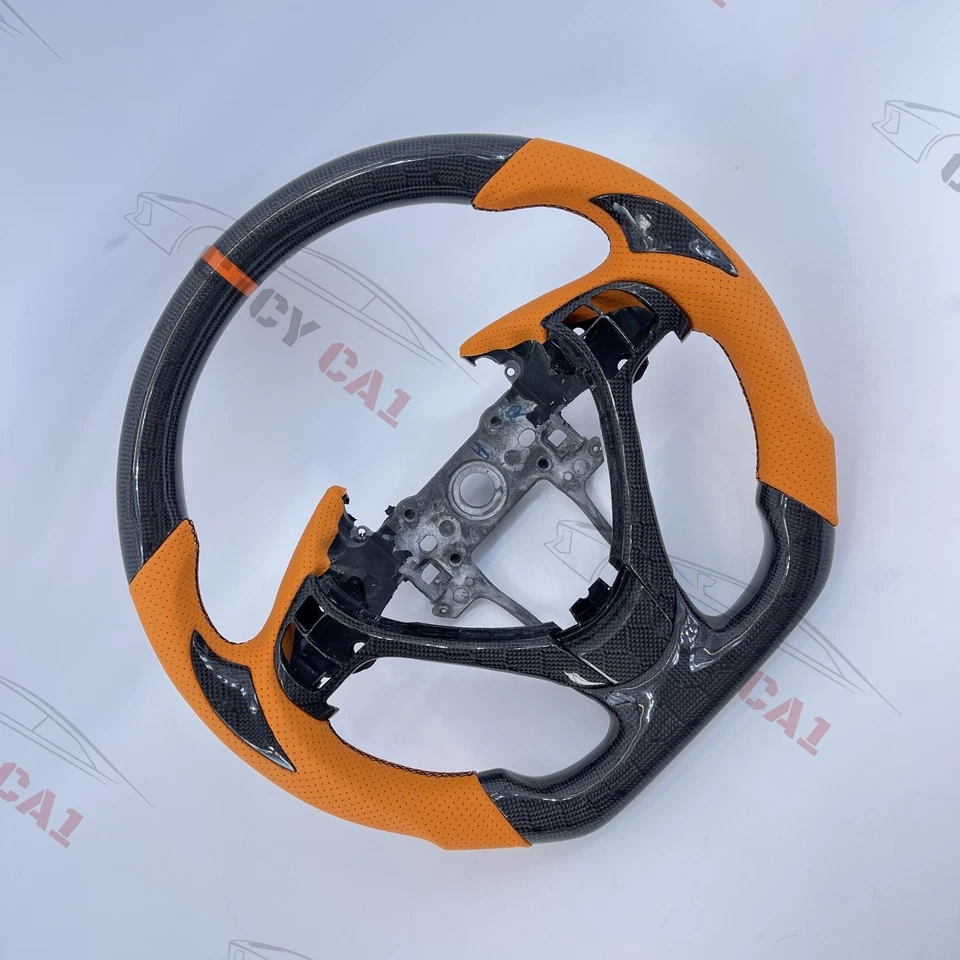 Volante de fibra de carbono Honeycomb personalizado para Acura RDX TL ILX ZDX 2009-2022 Foto 3 de 4