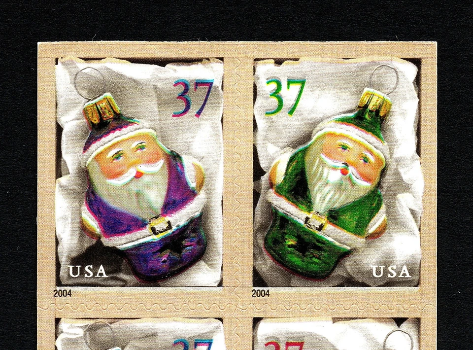 Scott #3886b - EFO - 2004 Christmas Booklet - Multiple Colors Shift - MNH - Image 2 of 4