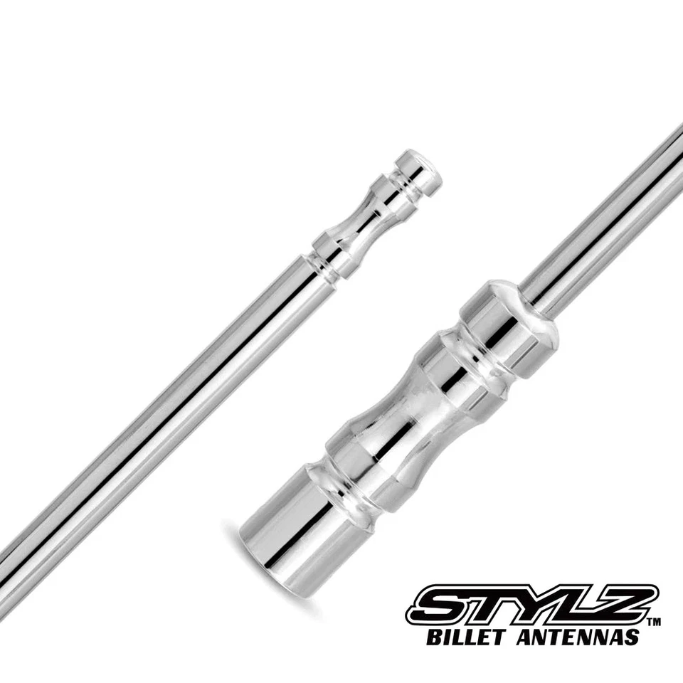 ANTENA BILLET CROMADA STYLZ 6" SE ADAPTA A FORD EXPLORER 1991 a 2010 Foto 3 de 3
