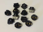 12x GM 1/2 Hole Twist In Instrument Panel Dash Light Bulb Sockets 194 168 Wedge