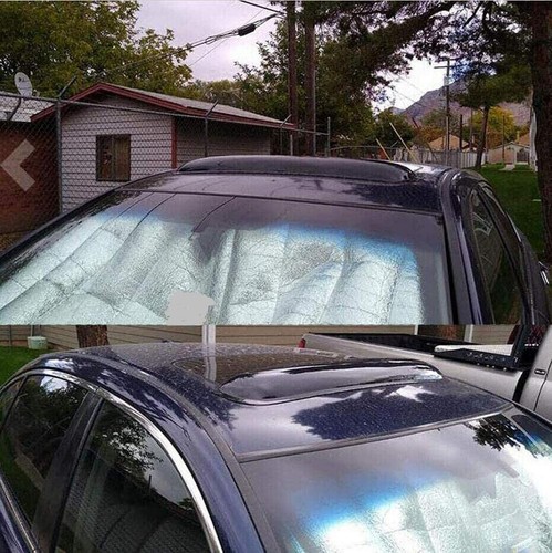 980MM Universal Sol/Luna Techo Ventana Techo Corredizo Visera Ventilación Lluvia/Viento Deflector - Imagen 6 de 8