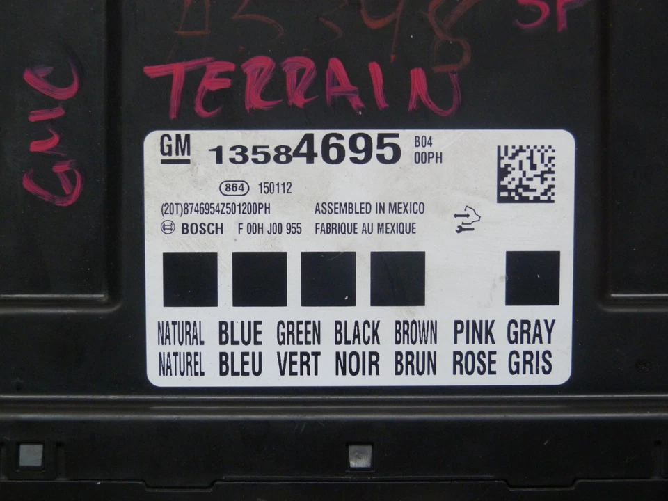 2013-2017 CHEVROLET TERRAIN BODY CONTROL MODULE BCM BCU 13584695 OEM — 第 2/4 张图片