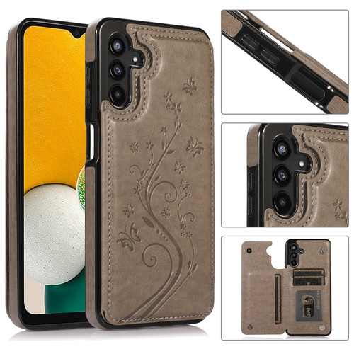 Funda trasera delgada floral con soporte para tarjetas billetera a prueba de golpes para Samsung A15/A16/A54/A55 - Imagen 12 de 63