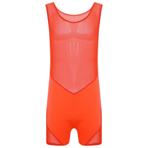 Men's Athletic Supporters Wrestling Singlet Leotard Bodysuit Pouch Boxer Shorts - Picture 83 of 203