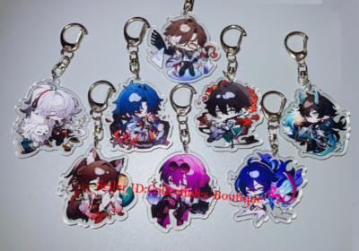 Honkai Star Rail Keychain, Blade Jing Yuan Jingliu Kafka Acrylic Keychain Gift