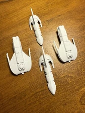 Star Trek starship miniatures (4) Federation FASA Star Fleet Battles, etc