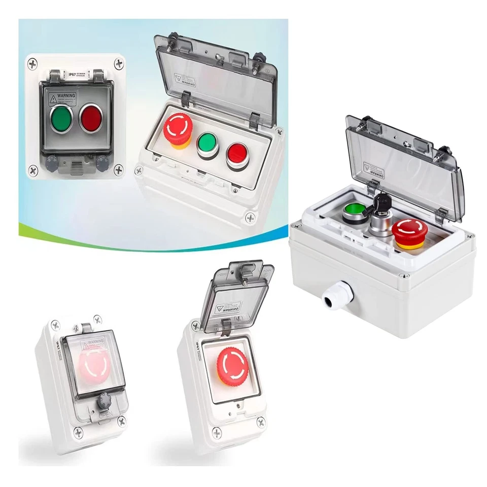 Instantaneous Action Push Button Box: Waterproof and Flame Retardant Security - Image 4 of 4