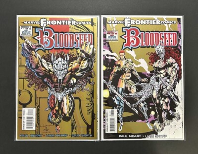 Bloodseed #1 & 2 Complete Set Marvel UK Comics 1993