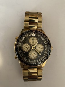 seiko flightmaster gold