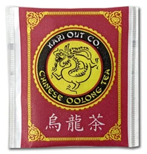 Kari Out Chinese Restaurant Tea Individually Wrapped Oolong Tea Bags, Chinese Te
