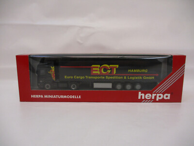 X-34019	Herpa 1:87 Scania Sattelzug ECT, sehr guter Zustand