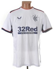 RANGERS SCOTLAND 2020/2021 AWAY FOOTBALL SHIRT JERSEY CASTORE SIZE M ADULT