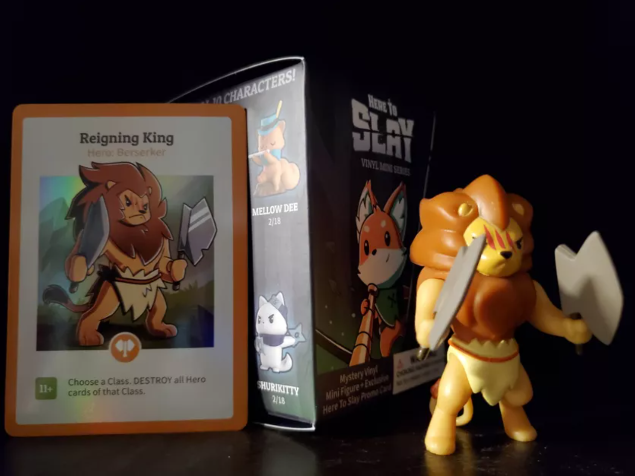 Here To Slay Vinyl Mini Series Figure Reigning King W/ Foil Promo eBay