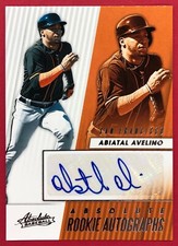  2019 Absolute Abiatal Avelino Rookie Autographs #37 San Francisco Giants