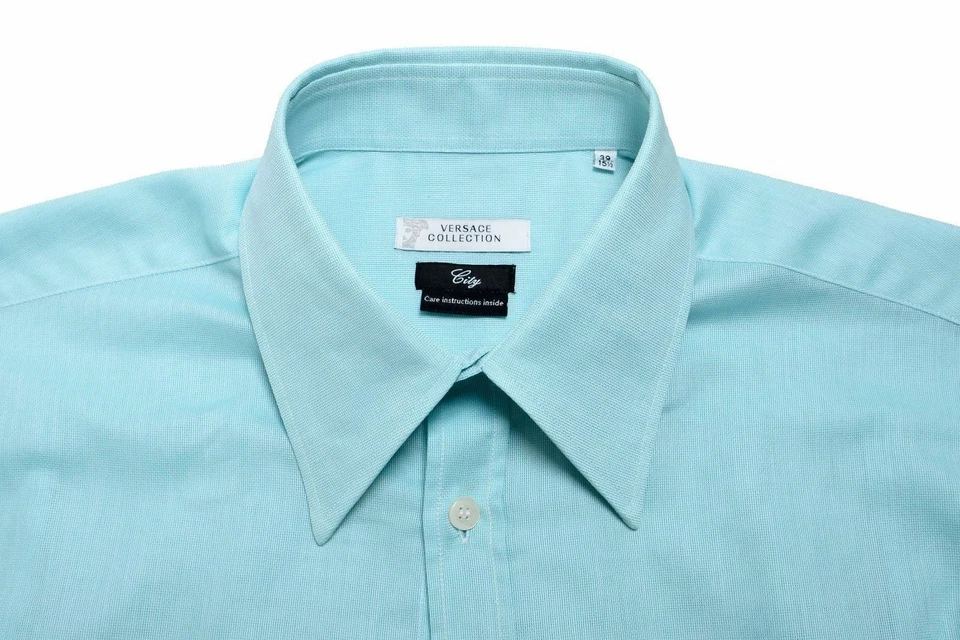 Camisa social masculina Versace Collection "City" tamanho 14.5 15 15.5 15.75 16 16.5 17 - Imagem 3 de 4