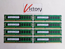 Samsung 4GB Server RAM LOT OF 8  M393B5273DH0-YH9  2Rx8 - PC3L-10600R-09-11-B1