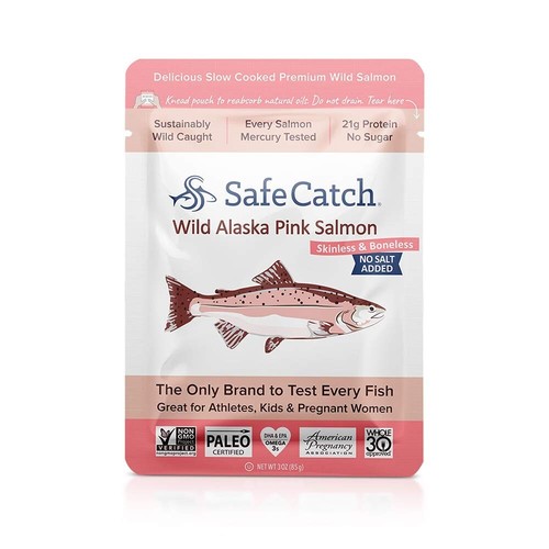 Safe Catch - Salmon Pink Wld Ns Added - Case of 12 - 3 OZ - Picture 2 of 5