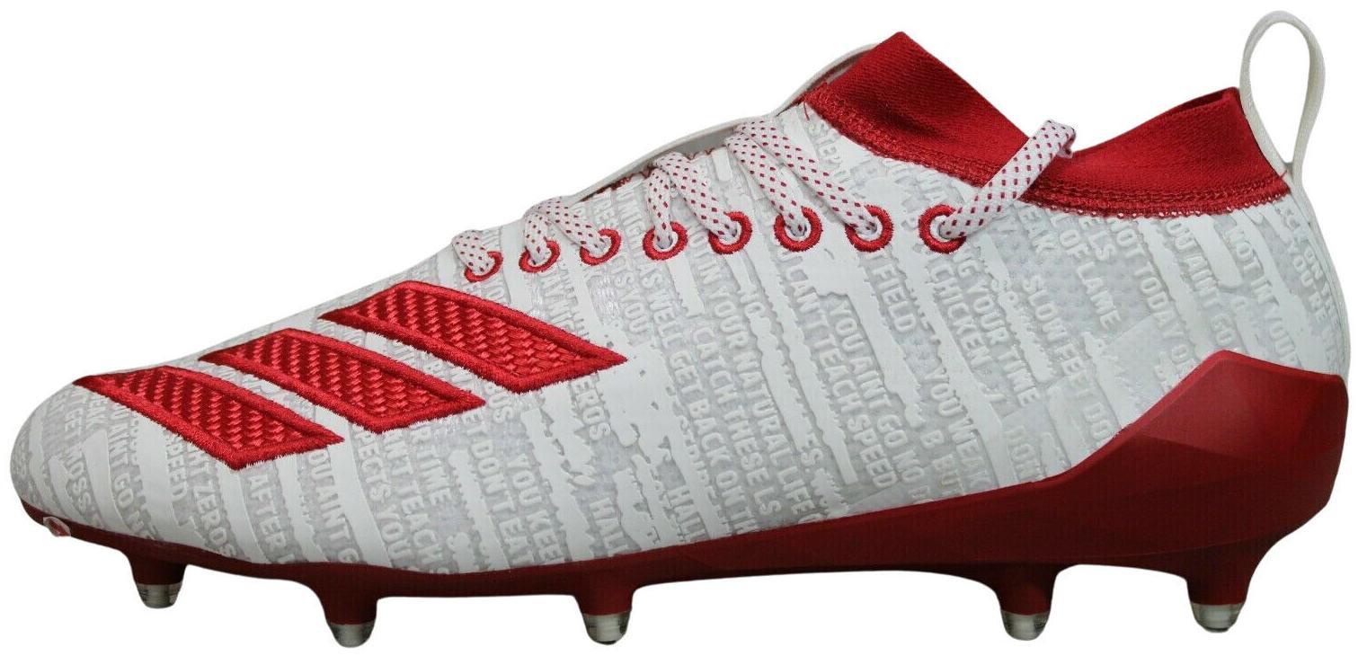 NWT ADIDAS ADIZERO 8.0 SK SPIKES THREE STRIPE LIFE FOOTBALL CLEATS WHITE/GOLD 9‎ adidas Adizero 8.0 for Sale | Authenticity Guaranteed | eBay main image 4