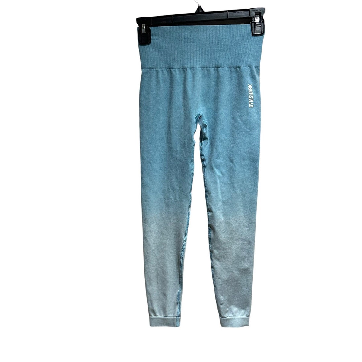 Gymshark Womens Small Leggings Ombre Blue Compression Activewear