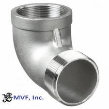 2" 150 Threaded (NPT) 90° Street Elbow 304 Stainless Steel SS100941304