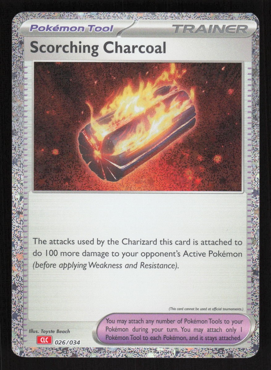 Pokemon Classic Collection #26/034 Scorching Charcoal Holo Foil