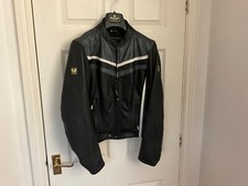 BELSTAFF GIACCA DONNA BIKER NUOVA PELLE, TAGLIA 42 - GOODWOOD MOTOR RACING