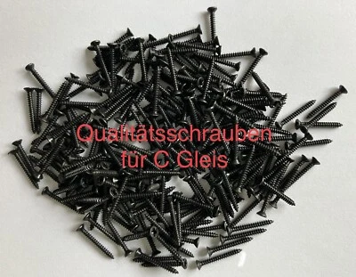250 Stück! C-Gleis Schrauben NEU (50 Gratis!) Ähnlich zu Märklin 74990 ..
