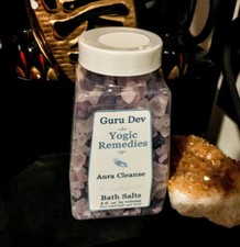 AURA CLEANSE Bath Salts-Guru Dev Yogic Remedies-SNR, Sat Nam Rasayan, Surjhee