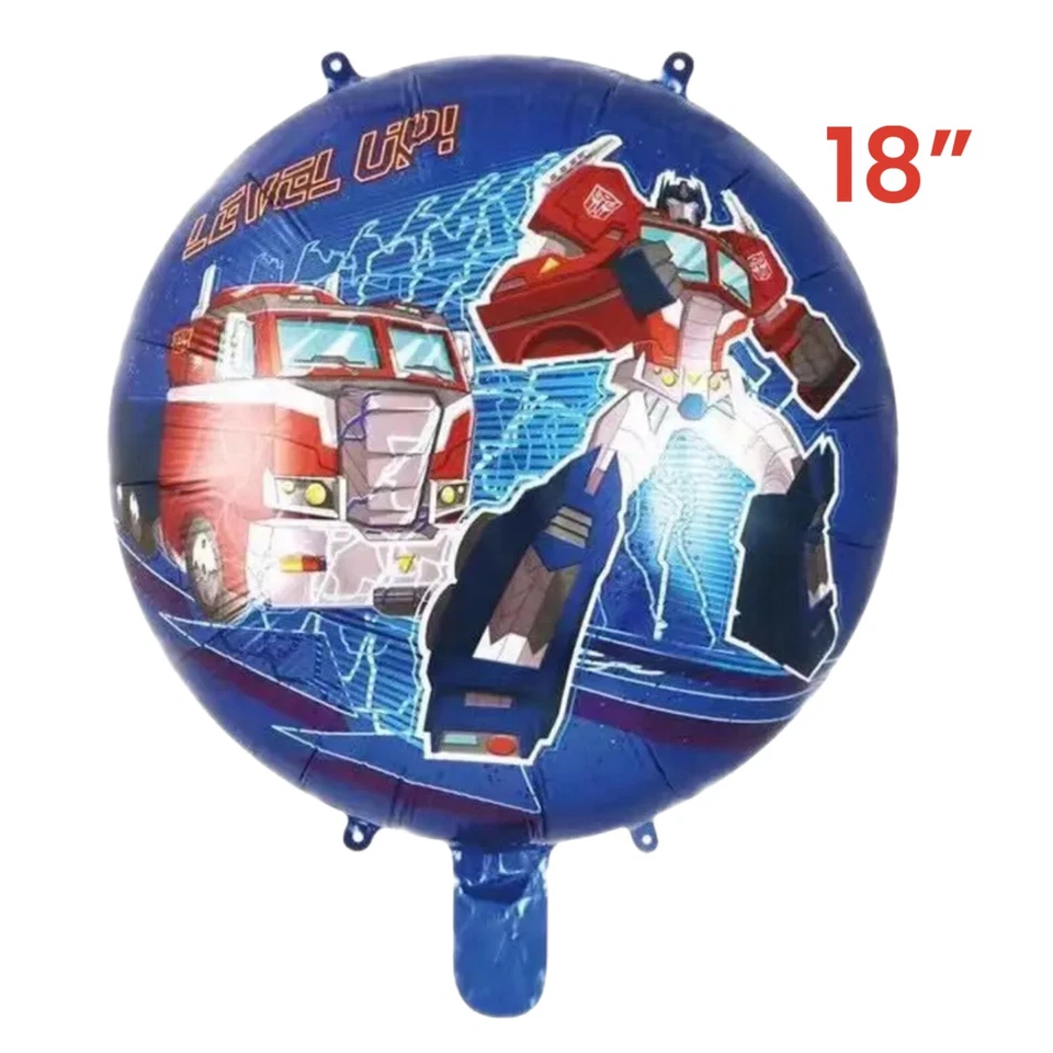 TRANSFORMERS 5 peças balão de papel alumínio decoração festa de aniversário infantil presente menino EUA - Imagem 2 de 4