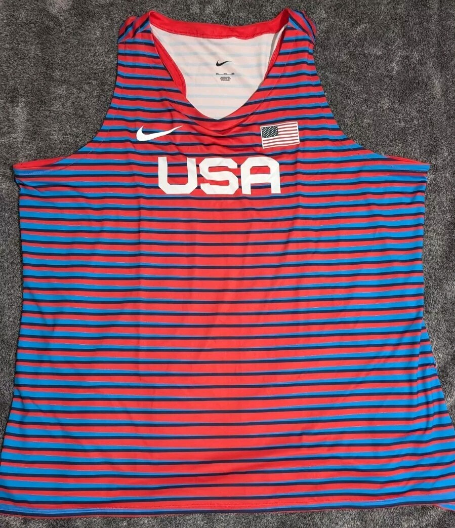 Nike Pro Elite Olympic Team Made In USA Track Field Singlet