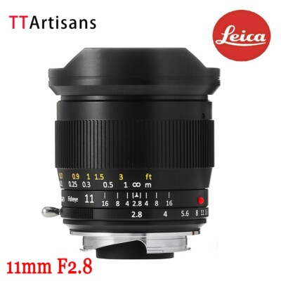 TTArtisans 11mm F2.8 Fisheye Full Fame Manual Lens for Leica M Mount Leica M240