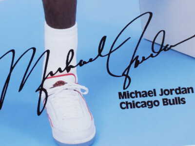 Michael Jordan サイン入りポスター michael-jordan-autographed-mj-