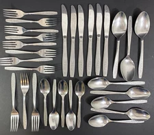 Oneida Simeon & George Rogers SPRING BALLAD Stainless Flatware Lot of 30 Pieces