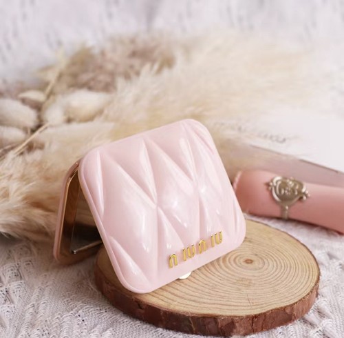 Nuovo Rosa ๐ Specchio Trucco Miu Miu Doppio Lato Portatile Trucco Regalo ๐ - Foto 3 di 6