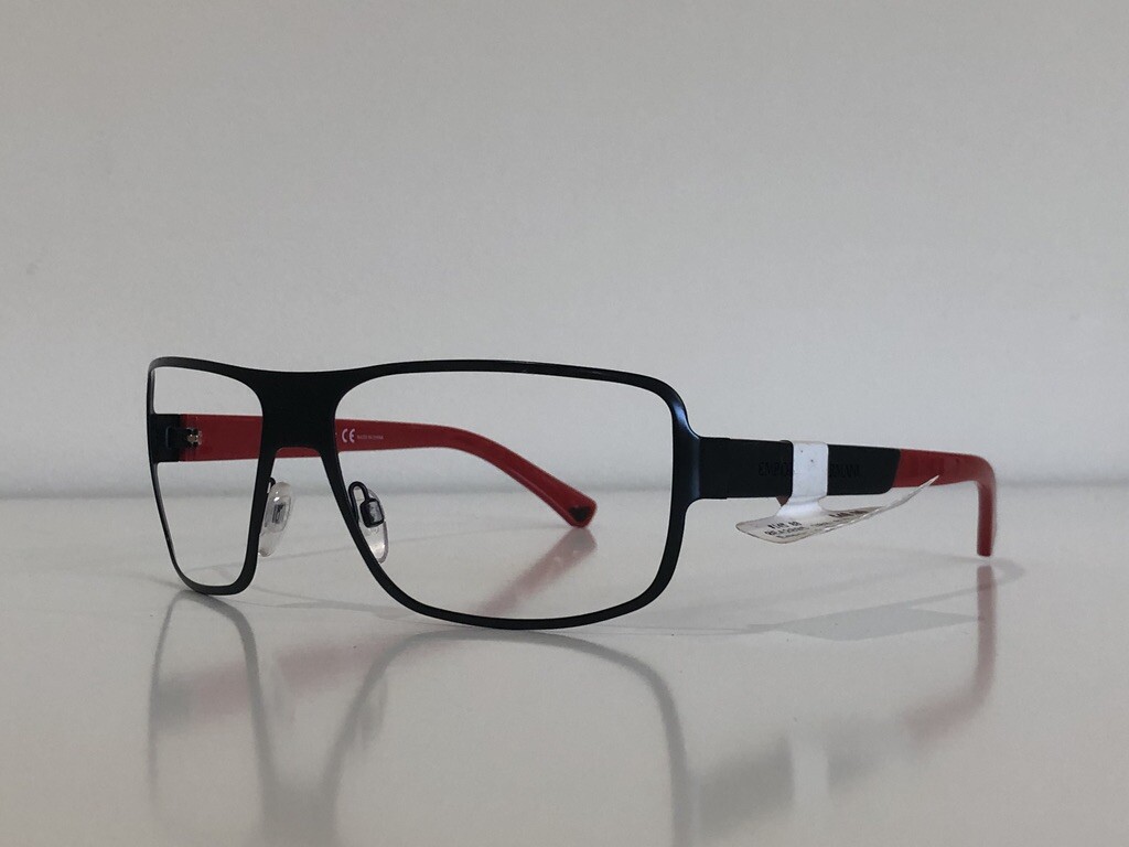 Emporio Armani EA 2005 3001/87 Aviator Black Red Sunglasses  display picture 1