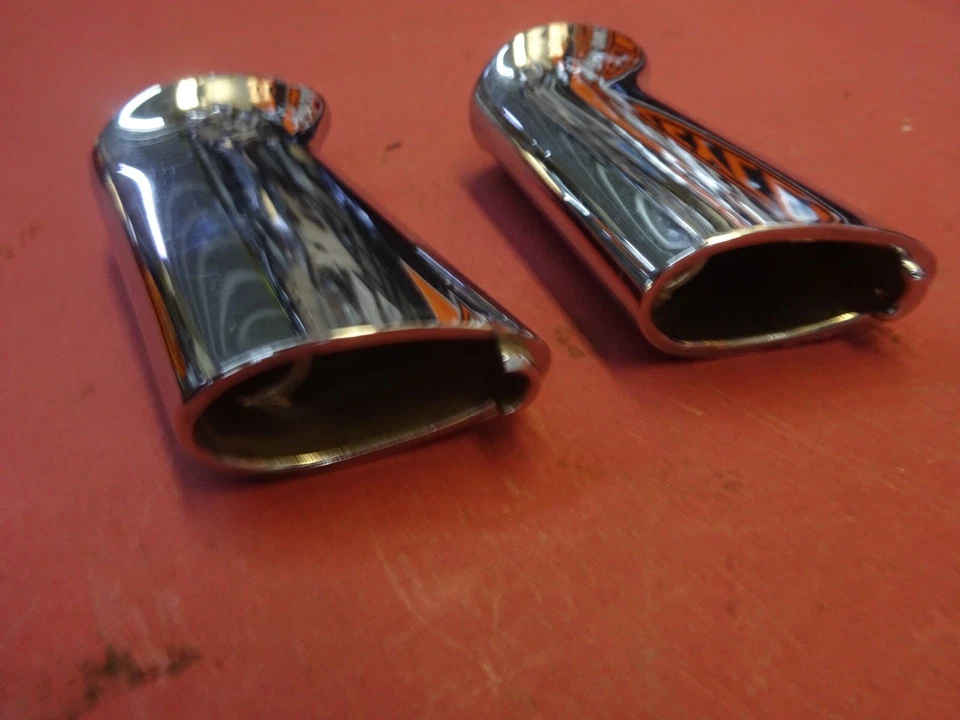 Harley FXR XLs Multi-Fit ПАРА ХРОМИРОВАННЫХ ДЛИННЫХ КОНИЧЕСКИХ Кронштейнов для Сигнала Поворота Mt - Изображение 2 из 4