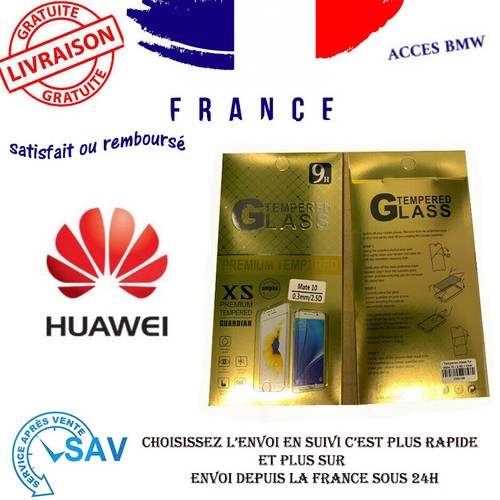 Protection écran Verre Trempé DOUBLE COUCHE Pour Huawei Mate 9 - Film De Protection Haute Résistance - Neuf Sous Blister