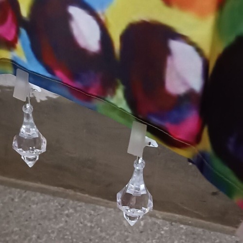 10 Tischdeckenbeschwerer Transparente Tischdeckenhalter für Tischdecken/Vorhänge - Bild 4 von 5